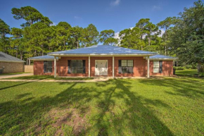 Updated Gulf Coast Home with Yard Near the Beach!